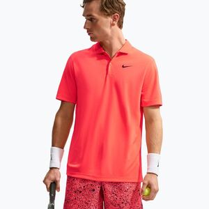Férfi teniszpóló Nike Court Dri-FIT Bright Crimson/Black (Court Dri-Fit Polo Solid DH0857-635) kép