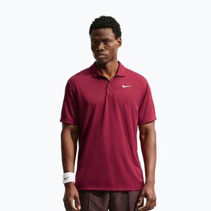 Férfi teniszpóló Nike Court Dri-FIT Team Red/White (Court Dri-Fit Polo Solid DH0857-677) kép