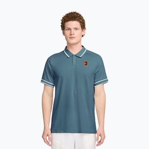 Férfi teniszpóló Nike Court Heritage smokey blue/smokey blue (Court Heritage Polo FQ2101-008) kép
