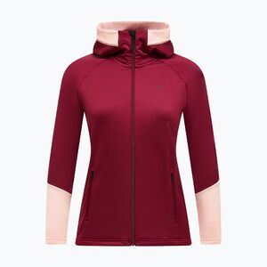 Női pulóver Peak Performance Rider Essentials Zip Hood Vertical Zenith/Peach Fuzz (Rider Essentials G80574040) kép