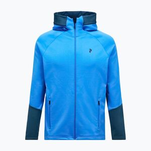 Férfi pulóver Peak Performance Rider Essentials Zip Hood Azure Ascent/Mountain Lake (Rider Essentials G80573050) kép