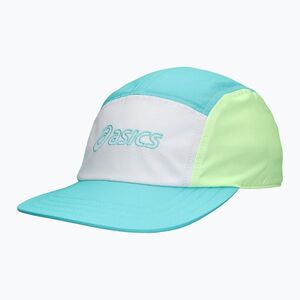 Ellenzős sapka Asics Performance Running 5 Panel Cap Energy Aqua/White (Performance Running 5 Panel 3013B331-402) kép