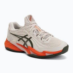 Férfi teniszcipő ASICS Court FF 3 Clay soft oat/vintage khaki (Court FF 3 Clay 1041A371-250) kép
