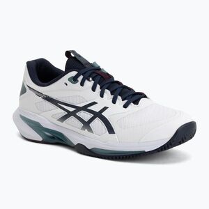 Férfi teniszcipő ASICS Solution Speed FF 4 Clay white/midnight (Soultion Speed FF 4 Clay 1041A533-102) kép