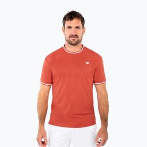 Férfi teniszpóló Tecnifibre Team Tech terracotta (Team Tech Tee 22TECHTE61) kép