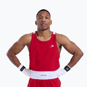 Férfi póló Boxraw Stevenson V2 Tank red/white (Stevenson V2 BXRW-ST-R) kép