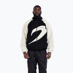 Férfi kabát Boxraw Walker Sherpa black/cream (Walker Sherpa BXRW-SHPJ-B) kép