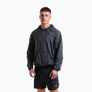 Férfi széldzseki Boxraw Genaro Oversized Windbreaker Hoodie charcoal (Genaro Oversized Windbreaker Hoodie BXRW-GH-B) kép
