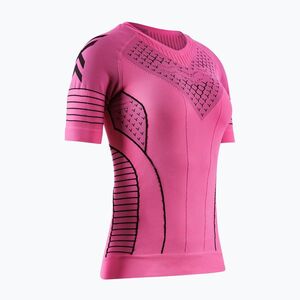 Koszulka do biegania damska X-Bionic Twyce Race neo pink/x black (Twyce Race SS TWRTB2S24W) kép