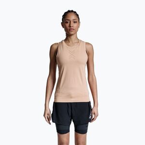 Koszulka do biegania damska X-Bionic Xceed Run fresh peach/dusty rose (Xceed Run Tank Top XCRTTTS25W) kép