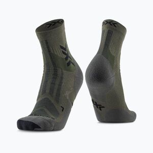 Zokni X-Socks Hike Discover Ankle dark sage/black (Hike Discover Ankle XS-TXDIS24M) kép