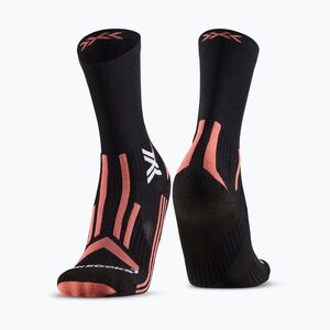 Női zokni X-Socks Trailrun Perform Crew x black/dusty rose (Trailrun Perform Crew XS-RQPTS24W) kép
