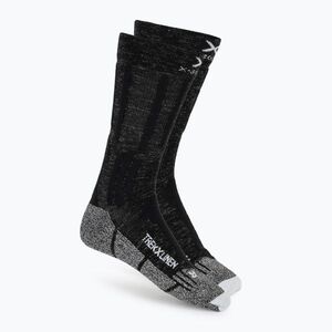 Zokni X-Socks Trek X Linen dolomite grey melange/opal black (Trek X Linen XS-TS80W23U) kép