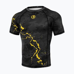 Rashguard męski Octagon Legion Premium black/yellow (Legion Premium Marble Camo 4321) kép