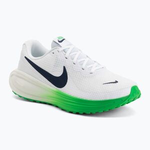 Férfi futócipők Nike Revolution 8 white/green spark/midnight navy (Revolution 8 HJ9198-111) kép
