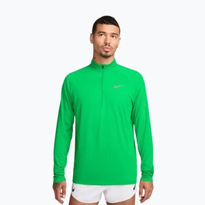 Férfi futópulóver Nike Stride 1/4 Zip Dri-Fit green spark (Stride 1/4 Zip Dri-Fit HV2180-329) kép