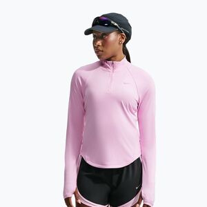 Női futópulóver Nike Tempo Dri-Fit 1/4 Zip pink rise (Tempo Dri-Fit 1/4 Zip HV2852-621) kép