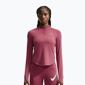 Női futópulóver Nike Tempo Dri-Fit 1/4 Zip pink smoke (Tempo Dri-Fit 1/4 Zip HV2852-654) kép