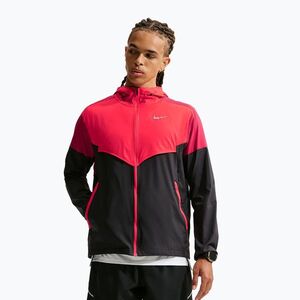Férfi futókabát Nike Impossibly Light Windrunner black/light crimson/tough red (Impossibly Light Windrunner HV6521-010) kép