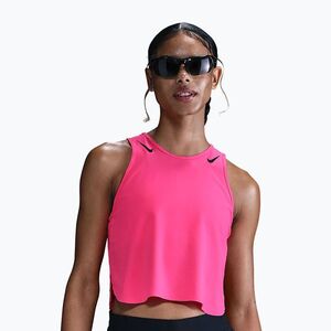 Női futó póló Nike AeroSwift hyper pink/black (AeroSwift Dri-Fit ADV FN2713-645) kép