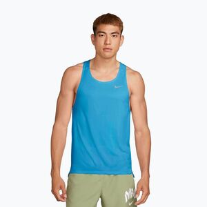 Férfi futó póló Nike Fast Dri-Fit light current blue (Fast Dri-Fit FN4229-418) kép