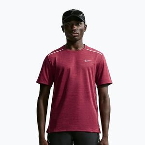 Férfi futó póló Nike Miler Dri-Fit UV tough red/mystic dates (Miler Dri-Fit UV IF2082-608) kép