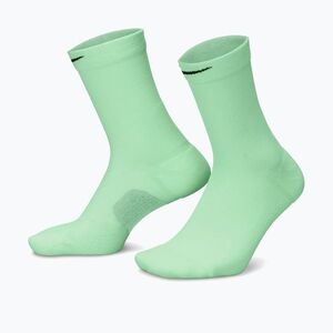 Zokni Nike Run Midweight Crew cucumber calm/black/black (Running Midweight Crew HV6924-301) kép