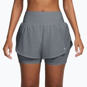 Női futónadrág Nike Tempo Flow cool grey/cool grey (Tempo Flow High-Waisted 2in1 IF1497-065) kép