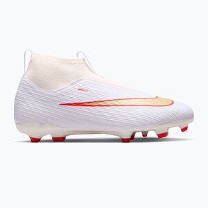 Gyermek focicipők Nike Jr. Mercurial Superfly 11 Academy white/bright crimson/blur (Mercurial Superfly 11 Academy Jr MG IO1493-100) kép