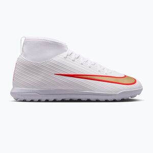 Gyermek focicipők Nike Jr. Mercurial Superfly 11 Club white/bright crimson/blur (Mercurial Superfly 11 Club Jr TF IO1554-100) kép