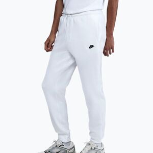 Férfi nadrág Nike Club Jogger white/white/black (Club Jogger FN3787-100) kép
