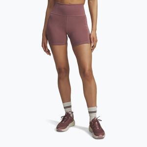 Női edző rövidnadrág Under Armour Project Rock Middie maroon mist/black (Project Rock Middie 6005086-651) kép