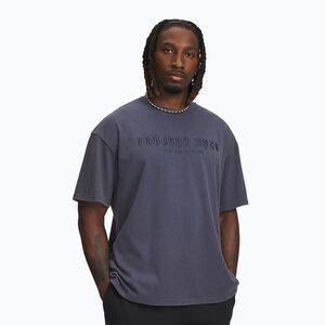 Férfi póló Under Armour Project Rock Q3 ST Graphic downpour gray/white (Project Rock Q3 ST Graphic 6005037-044) kép