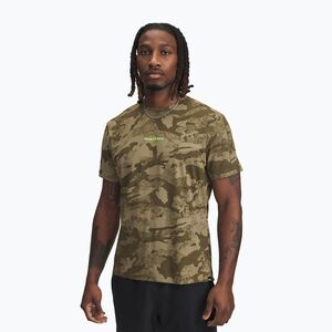 Férfi edző póló Under Armour Project Rock Iso Chill SS bayou/timberwolf taupe/baroque green (Project Rock Iso Chill 1389956-251) kép