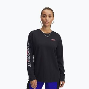 Női edző hosszú ujjú póló Under Armour Campus T Q1 black (Campus T Q1 1389700-001) kép