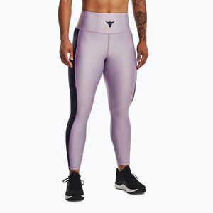 Női edzőleggingsek Under Armour Project Rock HG Ankle purple luxe (Project Rock HG Ankle 1373597-554) kép
