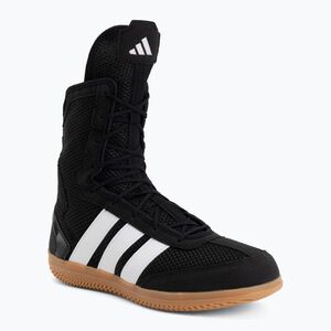 Férfi bokszcipő adidas Box Hog Wide black/white (Box Hog Wide JQ8533) kép