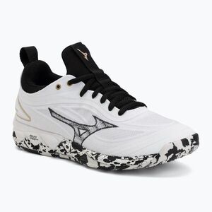 Röplabda cipő Mizuno Wave Luminous 3 white/black/ge gold (Wave Luminous 3 V1GA242041) kép