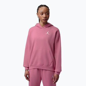 Női pulóver Jordan Fleece Hoodie desert berry/white (Fleece Hoodie IR0346-667) kép