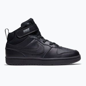 Gyermekcipő Nike Court Borough Mid 2 black/black/black (Court Borough Mid 2 CD7783-001) kép