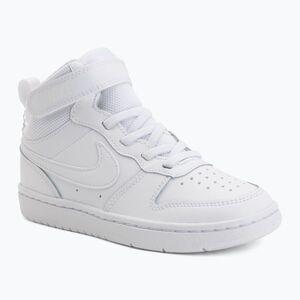Gyermekcipő Nike Court Borough Mid 2 white/white/white (Court Borough Mid 2 CD7783-100) kép