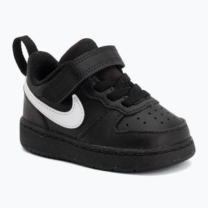 Gyermekcipő Nike Court Borough Low Recraft black/black/white (Court Borough Low Recraft DV5458-013) kép