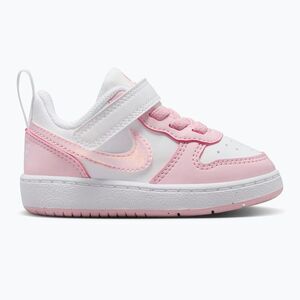 Gyermekcipő Nike Court Borough Low Recraft white/pink foam (Court Borough Low Recraft DV5458-105) kép