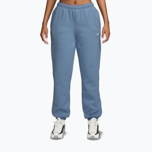 Női nadrág Nike Studio Fleece work blue/sail (Studio Fleece Mid-Rise Cuffed IM8076-486) kép