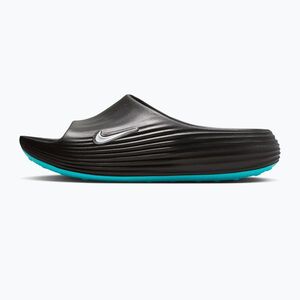 Férfi papucsok Nike ReactX Rejuven8 black/gamma blue/metallic silver (ReactX Rejuven8 HV4479-003) kép