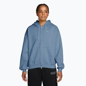 Női pulóver Nike Studio Fleece Medium Weight Oversized Full Zip work blue/sail (Studio Fleece Medium Weight Oversized Full Zip IM8084-486) kép