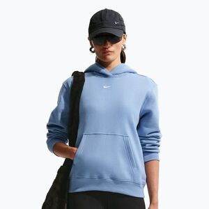 Női pulóver Nike Studio Fleece work blue/sail (Studio Fleece Hoodie IM8100-486) kép