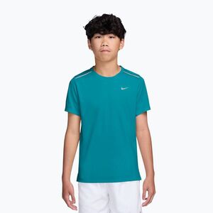 Gyermek póló Nike Miler bright spruce/energy/heather (Miler Dri-Fit IF2425-372) kép
