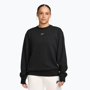 Női pulóver Nike Studio Fleece Lightweight total black/sail (Studio Fleece Lightweight IM8112-001) kép