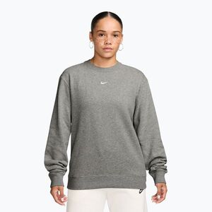 Női pulóver Nike Studio Fleece Lightweight dark grey heather/sail (Studio Fleece Lightweight IM8112-063) kép
